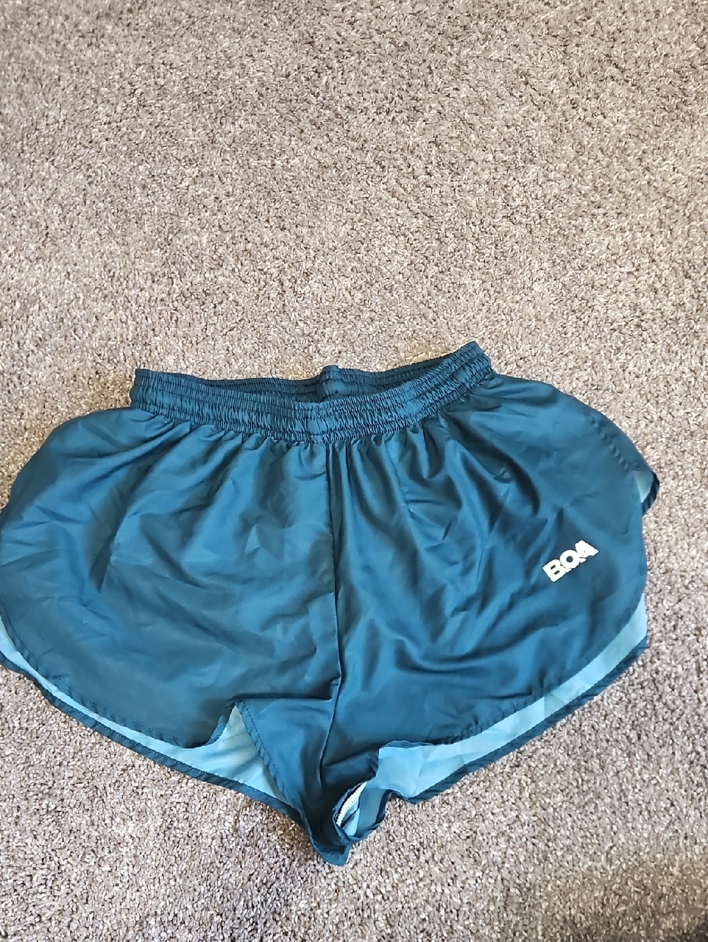 BOA Teal Athletic Running Shorts